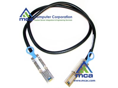 Oracle Sun Part Number: (530-3882 ) Sun Original 4X Mini SAS Cable SFF-8088 to SFF-8088 1M L
