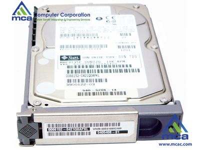Oracle Sun Part Number: (540-5408)  Sun 73.4GB - 10000 RPM FC-AL Disk Assembly with 1 Bracket 1 of the Following Plates and 1 of the Following Disks