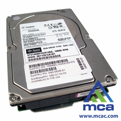 Oracle Sun Part Number: (540-5471) Sun Spare 146GB Disk assembly with 1 Spud bracket for