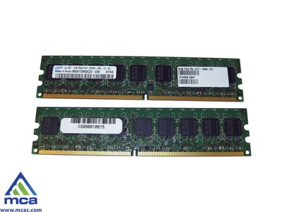 540-7059 Sun 2GB Kit (2 X 1GB) PC2-5300 DDR2-667MHz ECC Unbuffered CL5 240-Pin DIMM Dual Rank Memory for Sun Ultra M2 Workstation RoHS Y