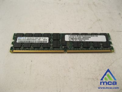 540-7256 Sun 4GB Kit (2 X 2GB) PC2-5300 DDR2-667MHz ECC Registered CL5 240-Pin DIMM Single Rank Memory for Blade X6220 Server