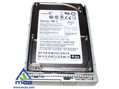 Oracle Sun Part Number: (540-7777 ) Sun Original 146GB 10000 RPM SAS Disk Assembly with 1 bracket and 1 of the following disks