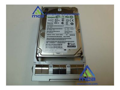 Oracle Sun Part Number: (542-0422)  Sun 300GB - 10000 RPM SAS SFF Disk Assembly with 1 Bracket and 1 of the Following Disks