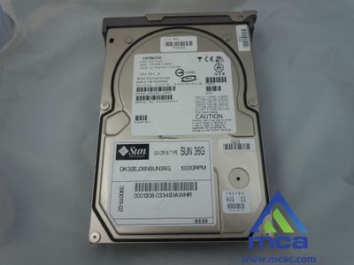 Oracle Sun Part Number: (RFBX5243A)  Sun RFB Opt 36.4GB/10k USCSI Drive UltraSCSI disk driv