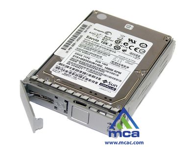 Oracle Sun Part Number: (SELX3C12Z )  Sun Original 146GB 10000 RPM SAS Disk Assembly with 1 bracket and 1 of the following disks
