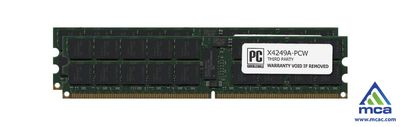 Oracle Sun Part Number: (X4249A)  Sun 16 GB (2 � 8GB PC2-5300 DDR2 DIMMs) Assembly, RoHS:YL