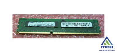 Oracle Sun Part Number: (X5869A)  Sun 2GB Registered DDR3-1333 DIMM, RoHS:Y
