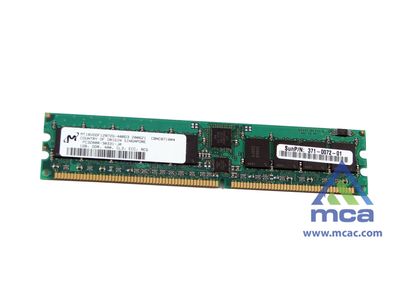 Oracle Sun Part Number: (X8022A-Z)  Sun 2 GB Memory kit DDR1-400 Registered ECC DIMMs (2x1