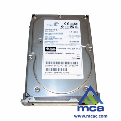 Oracle Sun Part Number: (XRA-SC1CA-146G10K)  Sun RoHS-6. Internal 146GB 10K U320 SCSI HDD 3.5 Inch