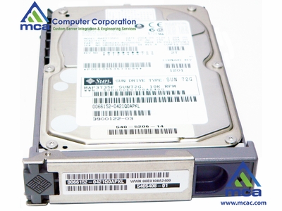 Oracle Sun Part Number: (�XTA-3510-73GB-10KZ)  Sun 1 * 73GB 10Krpm FC-AL disk drive in Sun StorEdge