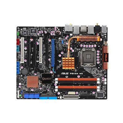 P5K64WS Asus Intel P35/ ICH9R Chipset Core 2 Extreme/ Core 2 Duo/ Pentium D/ Celeron Processors Support Socket LGA775 ATX Workstation Motherboard