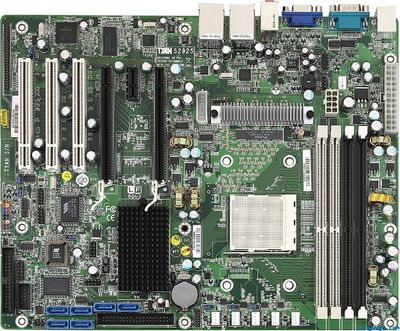 S2925A2NRF-E Tyan Socket AM2 Nvidia nForce Professional 3400 Chipset AMD Opteron 1300 Series Processors Support DDR2 4x DIMM 6x SATA 3.0Gb/s ATX Server Motherboard