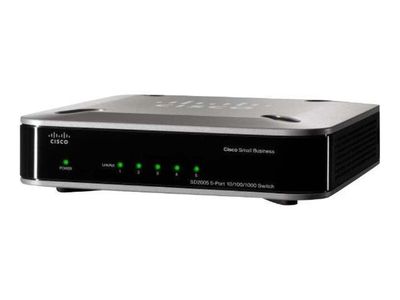 SD2005-G2 Cisco 5-Port 10/100/1000 Gigabit Switch EU