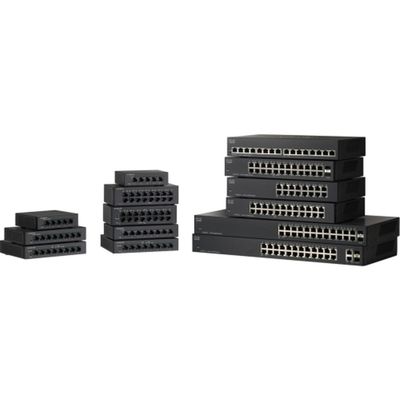 SF110D-16HP-UK Cisco SF110D-16HP 16-Ports 10/100 PoE Desktop Switch