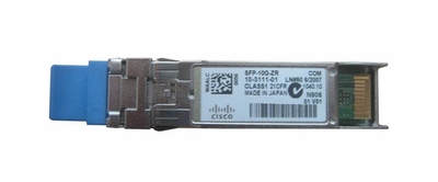 SFP-10G-ZR Cisco 10Gbps 10GBase-ZR Single-mode Fibre 80km 1550nm Duplex LC Connector SFP+ Transceiver Module
