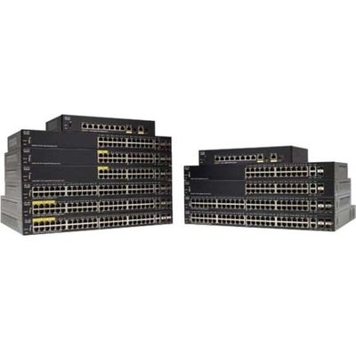 SG350-10-K9-UK Cisco SG350-10 10-Port Gigabit Managed Switch 10 Network, 2 Expansion Slot Manageable Optical Fiber, Twisted Pair Modular 3 Layer Supported Desktop