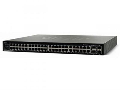 SGE2010P Linksys Cisco 48-Ports 10/100/1000Mbps Gigabit Ethernet Switch with 4-Shared SFP Slots With PoE