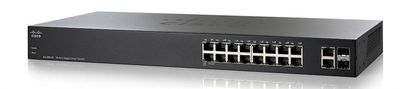 SLM2016TNA Cisco SG200-18 18-Ports 10/100/1000Mbps Gigabit Ethernet Smart Switch