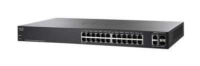 SLM2024T-EU-RF Cisco SG200-26 26-port Gigabit Smart Switch Refurbished 26 Network, 2 Expansion Slot Manageable Optical Fiber, Twisted Pair Modular 2 Layer Supported