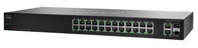 SR224GT Cisco Sf 102-24 Ethernet Switch 26 Port 2 Slot 24-Ports 10/100Base-Tx Base-T 2 X Sfp (mini-gbic)