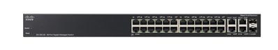 SRW2024-K9-AR Cisco Linksys 24-Ports RJ-45 10/100/1000 Gigabit Ethernet WebView Managed Switch with 2x Shared SFP Ports