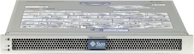 Sun Part Number (T10-106A-02GA0P-IP)__Sun Fire T1000 Server, 6 core, 1.0GHz UltraSPARC T1 processor, 2GB DDR2 memory (4 * 512MB DIMMs), No SATA hard disk drive, 1 ...