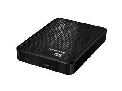WDBBEP0010BBK-EESN Western Digital My Passport 1TB USB 3.0 2.5-inch External Hard Drive (Black)