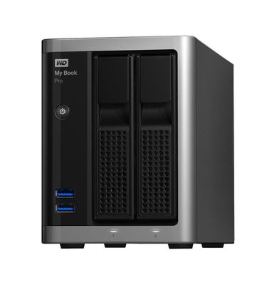 WDBDTB0100JSL-NESN Western Digital My Book Pro 10TB ( 2 x 5TB) USB 3.0 Thunderbolt 2 RAID Storage Array