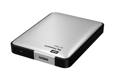 WDBLUZ5000ASL Western Digital My Passport 500GB USB 3.0 External Hard Drive (Silver)