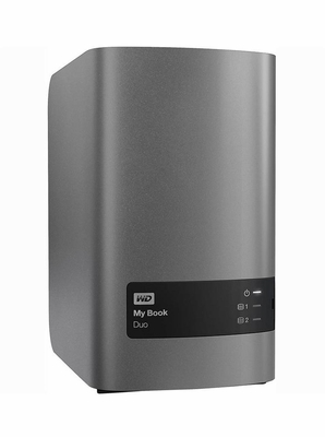 WDBLWE0040JCH Western Digital My Book Duo 2-Bays 4TB (2 x 2TB) HDD USB 3.0 RAID 0/1 JBOD Desktop Storage Array