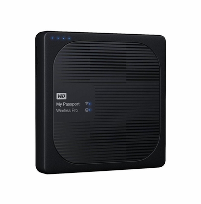 WDBSMT0030BBK-EESN Western Digital My Passport Wireless Pro 3TB USB 3.0 Wi-Fi External Hard Drive (Black)