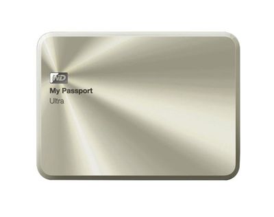 WDBTYH0010BCG-EESN Western Digital My Passport Ultra Metal 1TB USB 3.0 2.5-inch External Hard Drive (Gold)