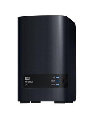 WDBVKW0000NCH-EESN Western Digital My Cloud EX2 2-bays 0TB HDD Gigabit Ethernet USB 3.0 RAID 0/1 JBOD Personal Cloud Storage NAS System