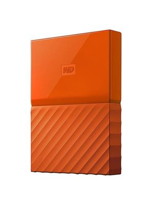 WDBYFT0040BOR-WESN Western Digital My Passport 4TB USB 3.0 Secure Portable External Hard Drive (Orange)