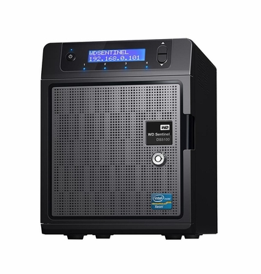 WDBYVE0040KBK-EESN Western Digital Sentinel DS5100 4-bays 4TB (2 x 2TB) HDD 2 x Gigabit Ethernet USB 3.0 NAS Storage System