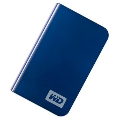 WDMEB5000TN Western Digital My Passport Essential 500GB USB 2.0 2.5-inch External Hard Drive (Blue)
