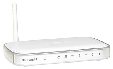 WGPS606 NetGear 4-Port 10/100Mbps RJ45 Switch with 54Mbps Wireless Print Server
