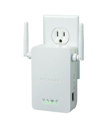 WN3000RP-100GRS NetGear 2.4GHz 802.11b/g/n Universal Wi-Fi Range Extender