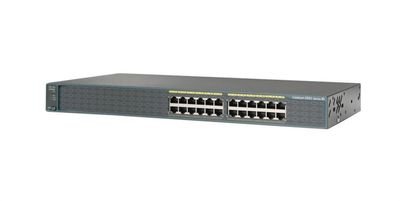 WS-C2960-24-S-B2 Cisco Catalyst 2960 Series 24-Ports 10/100Mbps (RJ-45) 2 x SFP Combo Gigabit 64MB RAM 32MB Flash Memory 1U Rackmount Managed Switch