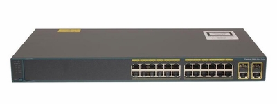 WS-C2960-24TC-L-KIT Cisco 24-Ports 10/100Mbps (RJ-45) 2 x SFP Combo Gigabit 64MB RAM 32B Flash Memory 1U Rackmount Managed Switch