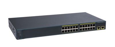 WS-C2960-24TT-L-CISC Cisco 24-port Ws-c2960-24tt-l Catalyst 2960 Series 24-Ports 10/100Base-T Managed Rack Mountable Ethernet Swith with 2x 10/100/1000