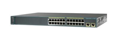 WS-C2960-24TT-L Cisco Catalyst 2960 24-Ports 10Base-T Manageable Layer2 Ethernet Switch with 2x 10/100/1000-TX Gigabit Ethernet Uplink Ports