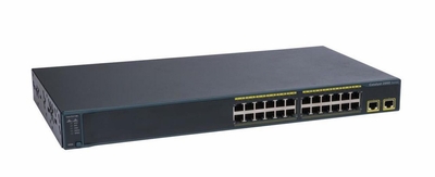 WS-C2960-24TT-L-D4 Cisco Catalyst 2960 24-Ports 10/100 Ethernet Switch with 2x 10/100/1000-TX Uplinks Ports