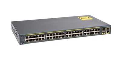 WS-C2960-48TC-L-B2 Cisco Catalyst 2960-48tc-L 48-Ports 10/100/1000Base-T RJ-45 Manageable Layer2 Rack-mountable 1U Switch with 2x Gigabit Ethernet Uplink Ports and 2x SFP Slots