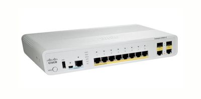 WS-C2960C-8TC-S Cisco 8-Ports 10/100/1000Base-T RJ-45 USB Manageable Layer2 Rack-mountable, Wall Mountable and Desktop Fast Ethernet Switch with 2x Gigabit Ethernet Uplink Ports and 2x Shared SFP Slot