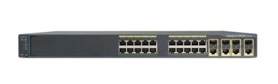 WS-C2960G-24TC-L-1 Cisco Catalyst 2960 20-Ports 10/100/1000 RJ-45 Manageable Layer2 Rack-Mountable Switch with 4x Dual-Purpose SFP Ports
