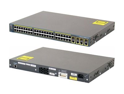 WS-C2960G-48TC Cisco Catalyst 44-Ports RJ-45 Manageable Layer2 Desktop and Rack-mountable Ethernet Switch with 4x Shared SFP Slots