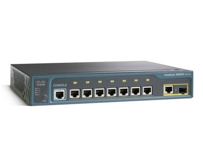 WS-C2960G-8TC-L-KIT Cisco Catalyst 2960 7-Ports 10Base-T RJ-45 Manageable Layer2 Rack-mountable, Wall Mountable and Desktop Gigabit Ethernet Switch with 1x Shared SFP Slot