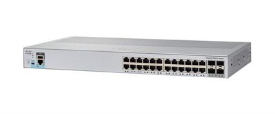 WS-C2960L-24PQ-LL Cisco Catalyst 2960L-24PQ-LL 24-Ports 10/100/1000Base-T RJ-45 PoE+ Manageable Layer4 Switch with 4x SFP+ Ports