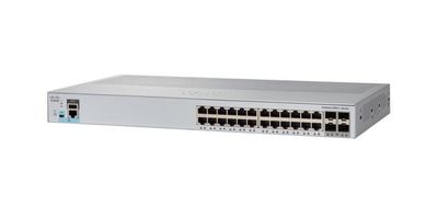 WS-C2960L-24TS-LL-RF Cisco Catalyst 2960L 24-Ports 10/100/1000Base-T RJ-45 Manageable Layer4 Switch with 4x SFP+ Ports